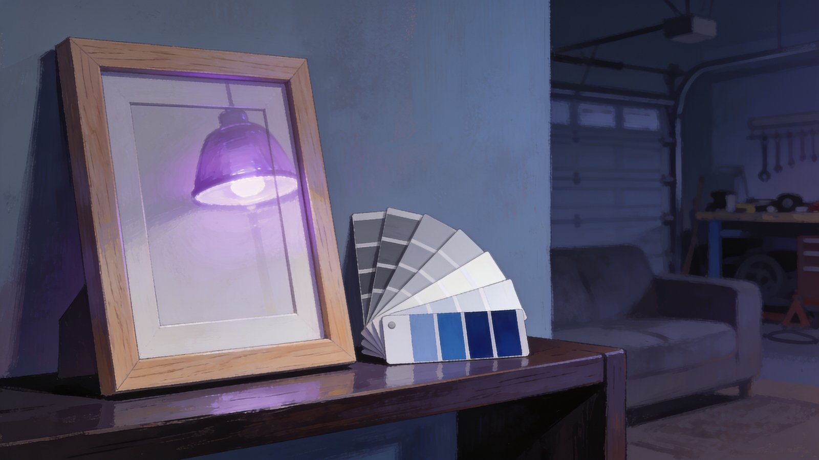 Choisir la finition du cadre selon la couleur du mur