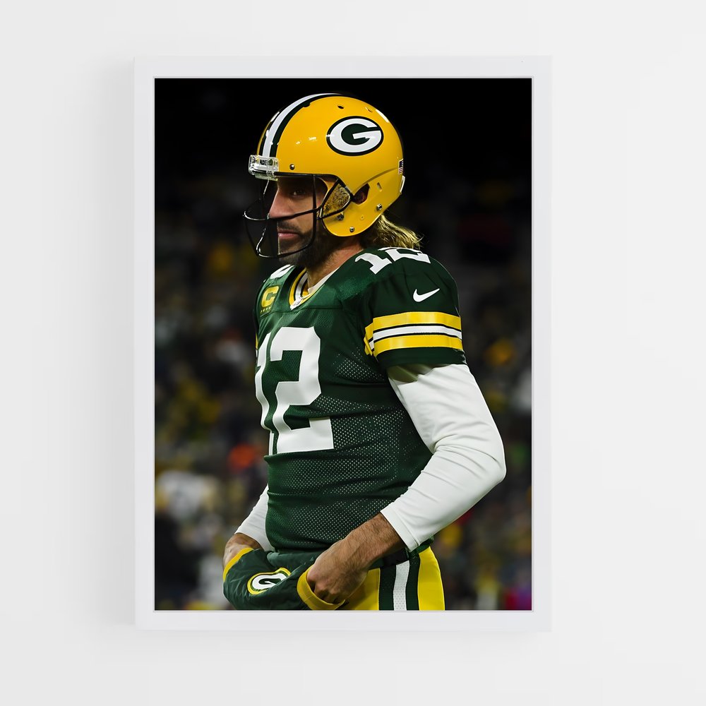 Poster Aaron Rodgers Football – affiche Football US (vue 3)
