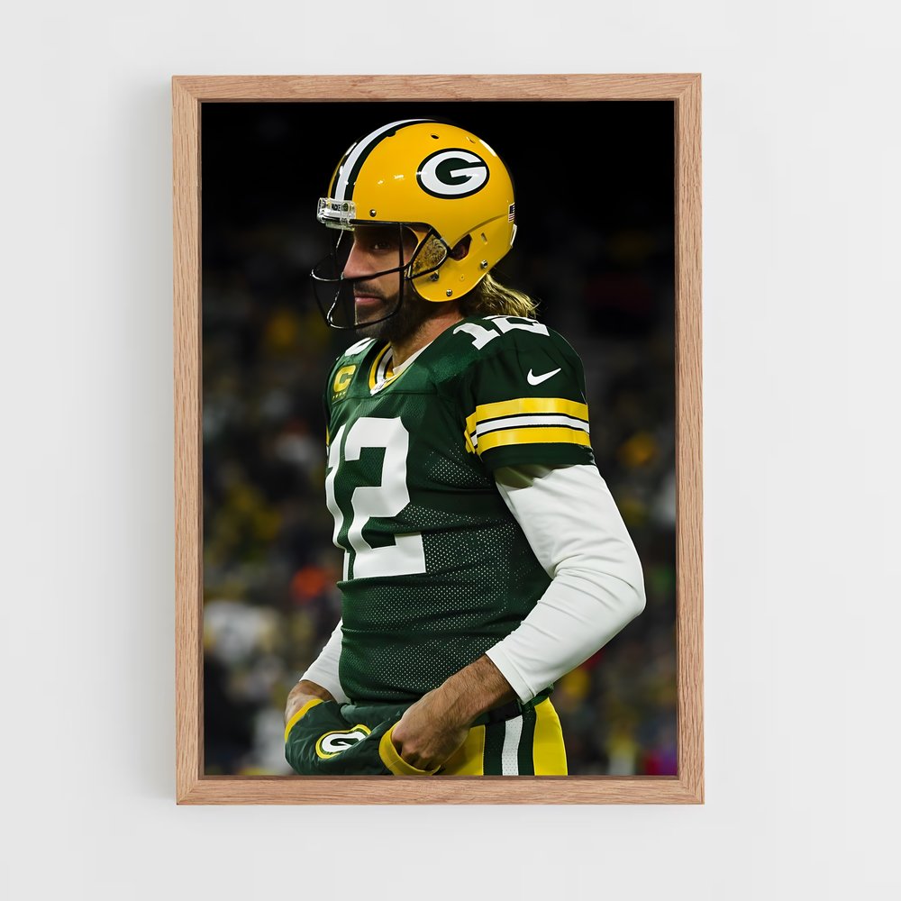Poster Aaron Rodgers Football – affiche Football US (vue 4)