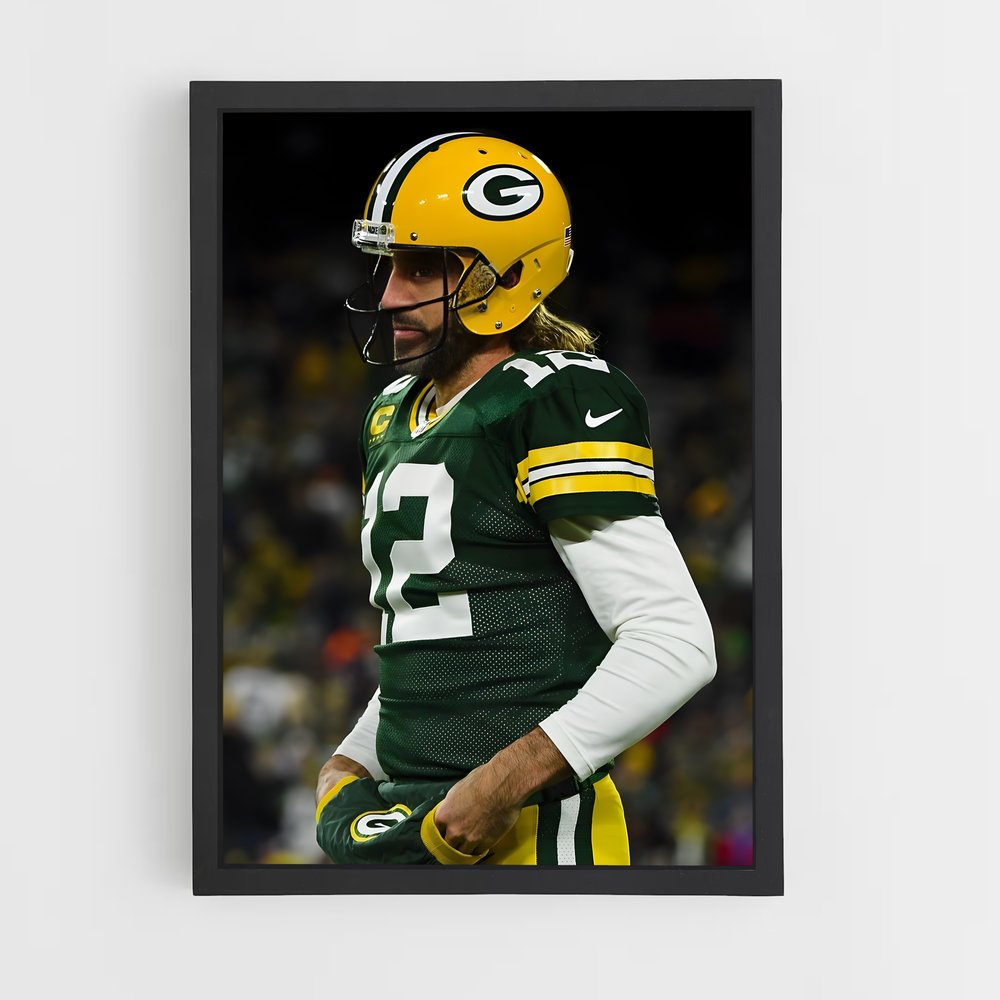 Poster Aaron Rodgers Football – affiche Football US (vue 2)