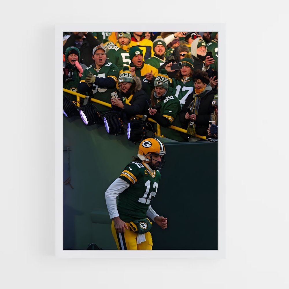 Poster Aaron Rodgers Supporters – affiche Football US (vue 3)