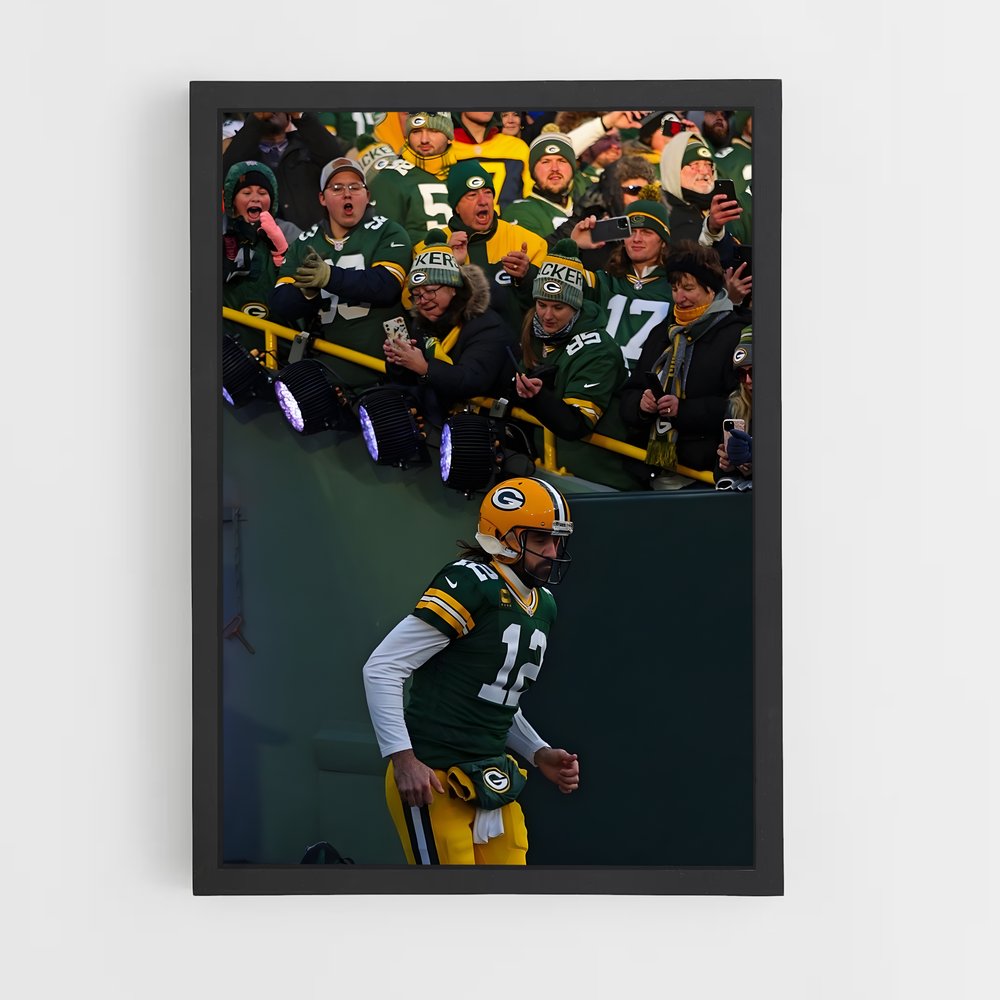 Poster Aaron Rodgers Supporters – affiche Football US (vue 2)