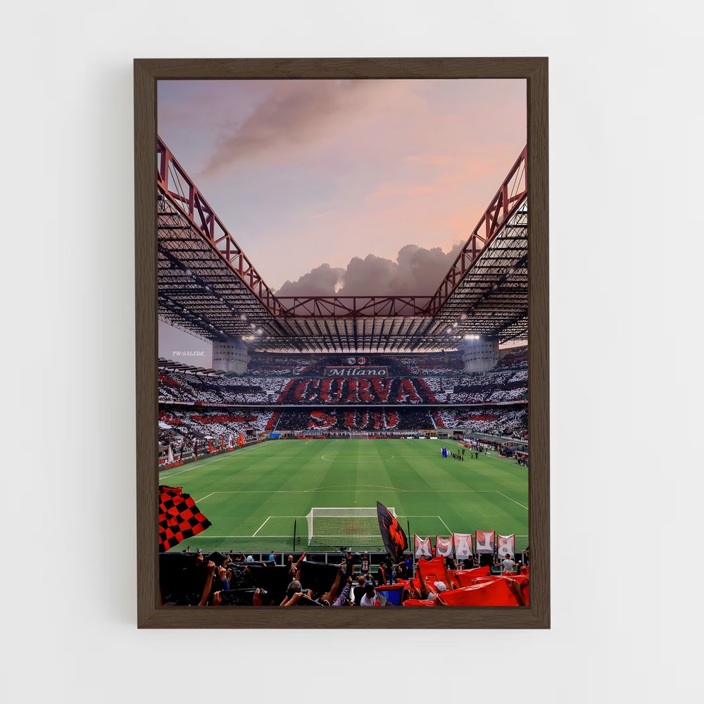 Poster Milan AC Stade – affiche Football (vue 5)