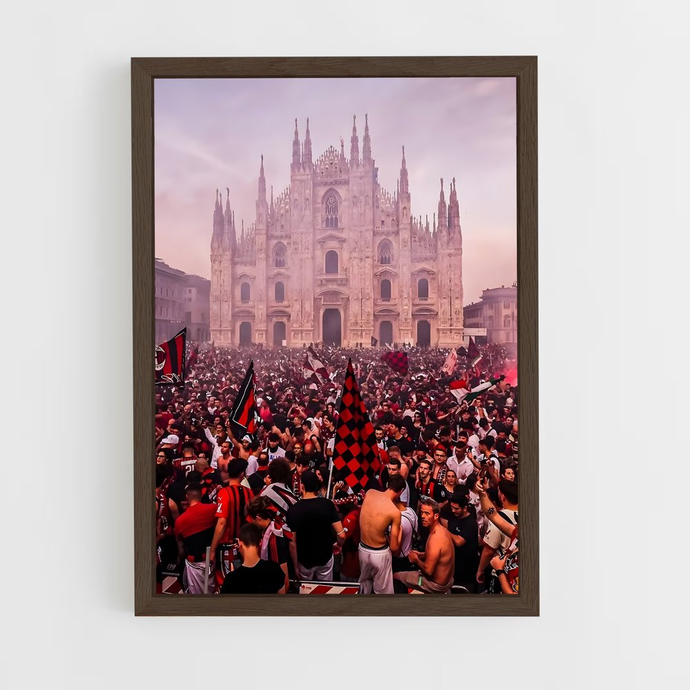 Poster Cathédrale Milan AC – affiche Football (vue 5)