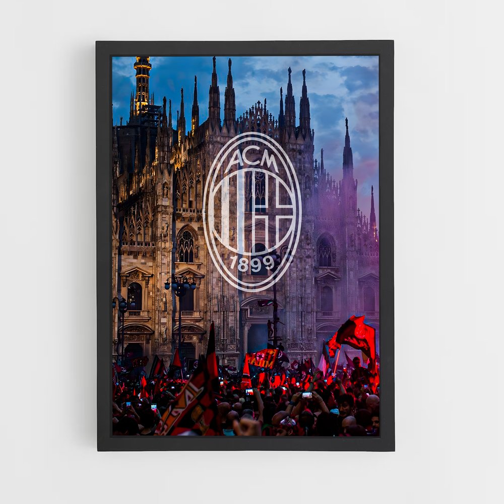 Poster ACM 1899 – affiche Football (vue 2)