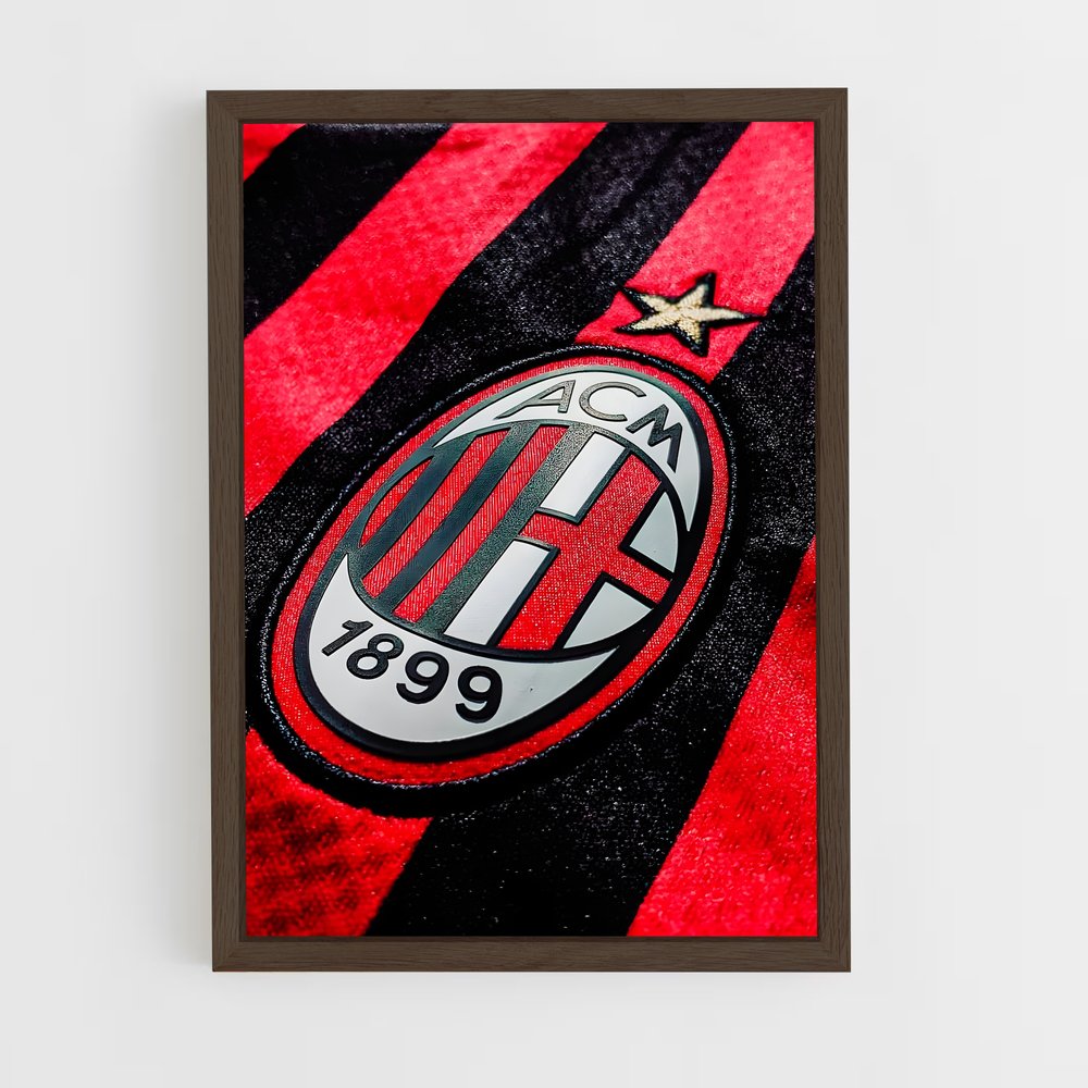 Poster Milan AC Maillot – affiche Football (vue 5)
