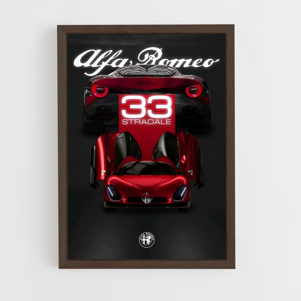 Poster Alfa Romeo 33 Stradale (vue 5)