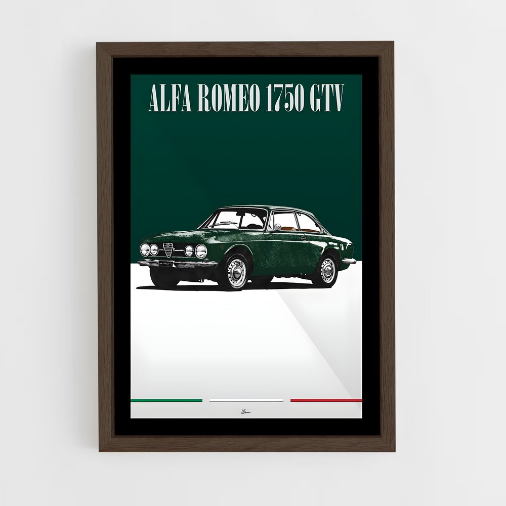 Poster Alfa Romeo Vert (vue 5)