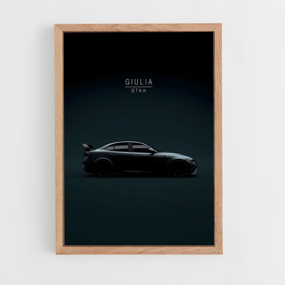 Poster Alfa Romeo Giulia (vue 4)