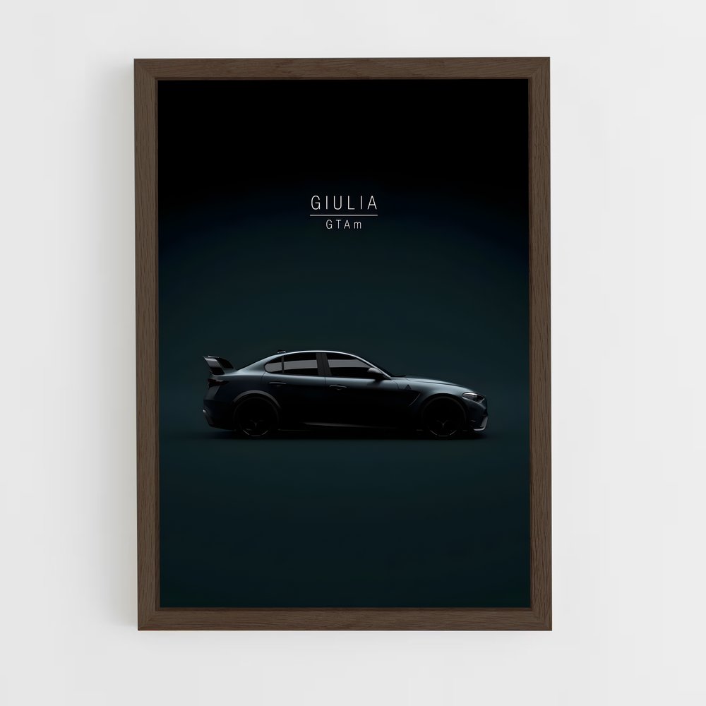 Poster Alfa Romeo Giulia (vue 5)