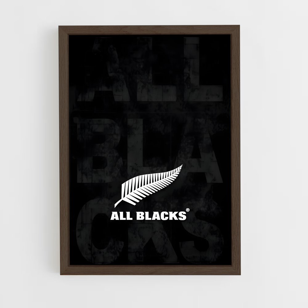 Poster All Blacks Logo – affiche Rugby (vue 5)