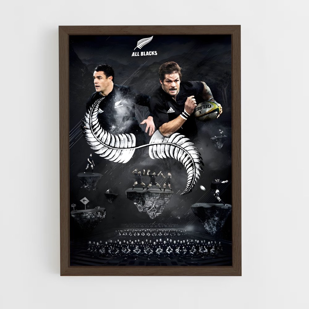 Poster All Blacks Haka – affiche Rugby (vue 5)
