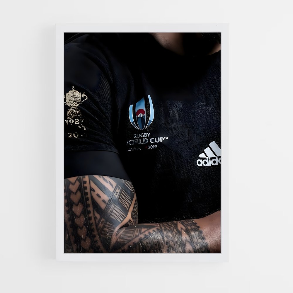Poster Maillot All Blacks – affiche Rugby (vue 3)