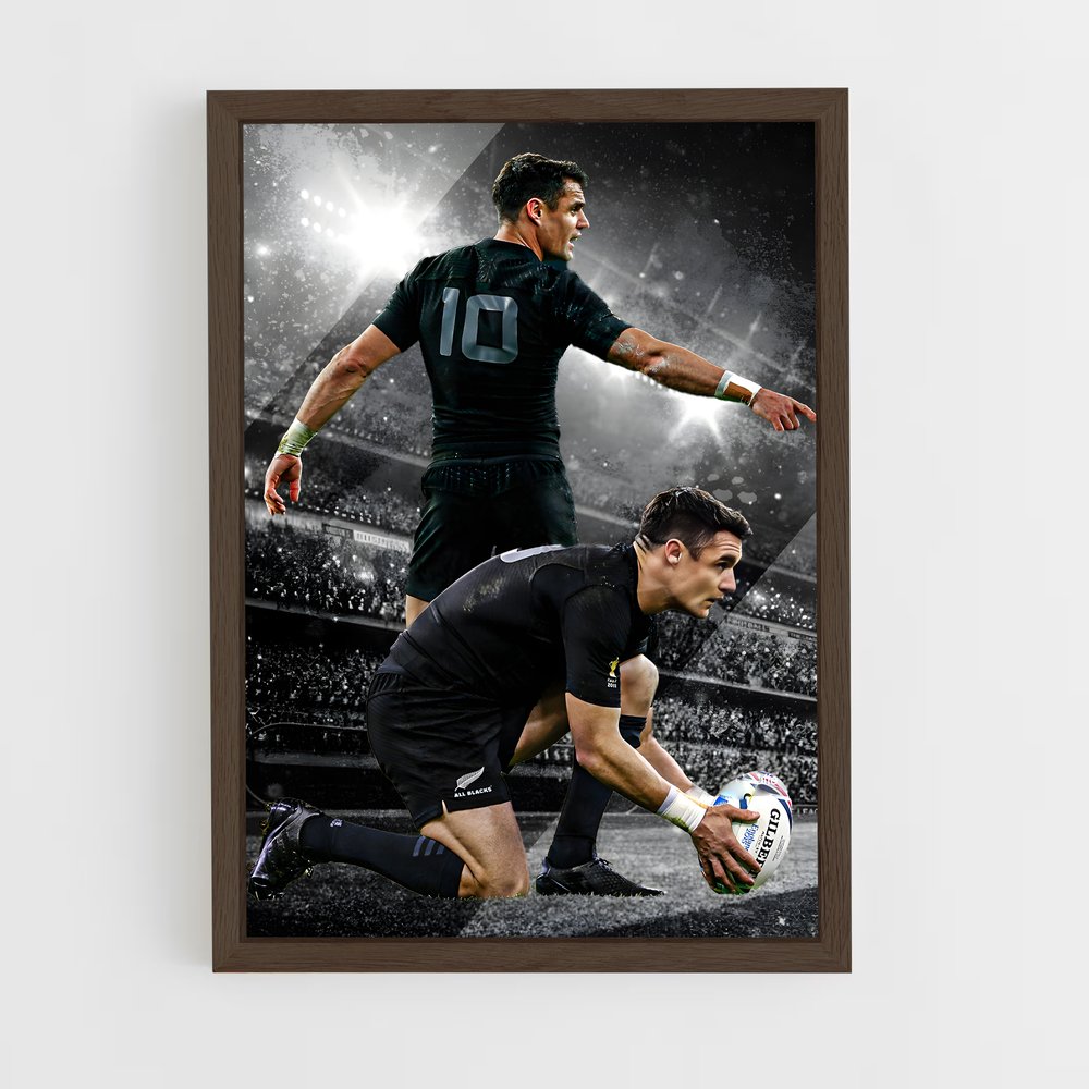 Poster Ballon All Blacks – affiche Rugby (vue 5)
