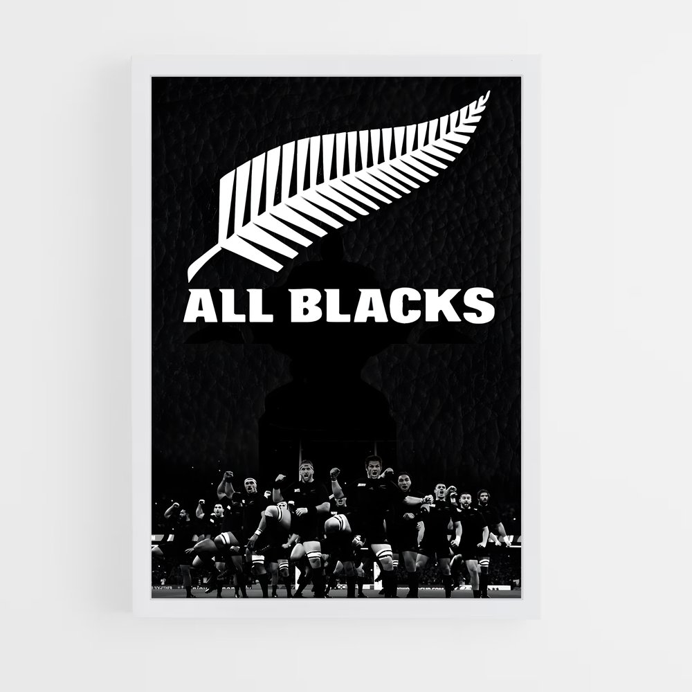 Affiche All Blacks – affiche Rugby (vue 3)