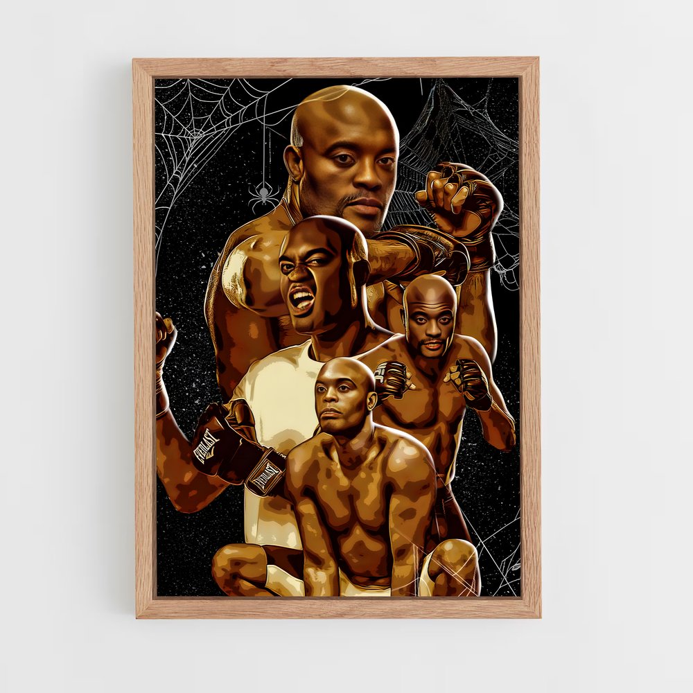 Poster Anderson Silva Spider – affiche MMA (vue 4)
