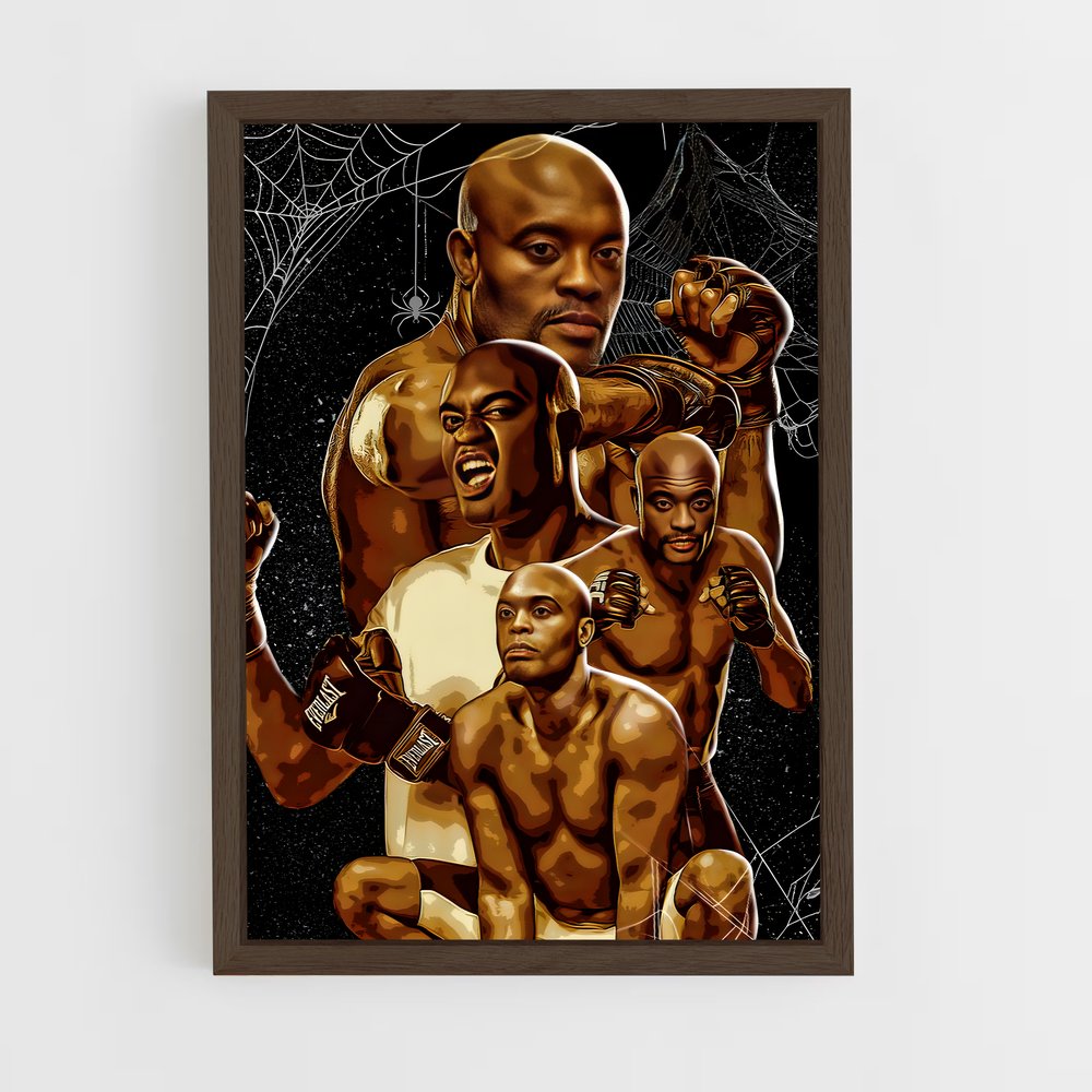 Poster Anderson Silva Spider – affiche MMA (vue 5)