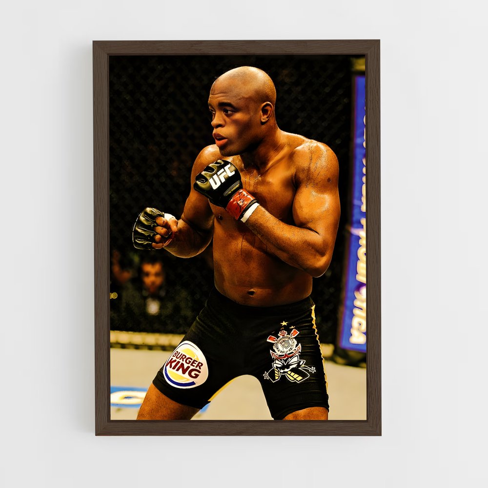 Poster Anderson Silva Combat – affiche MMA (vue 5)