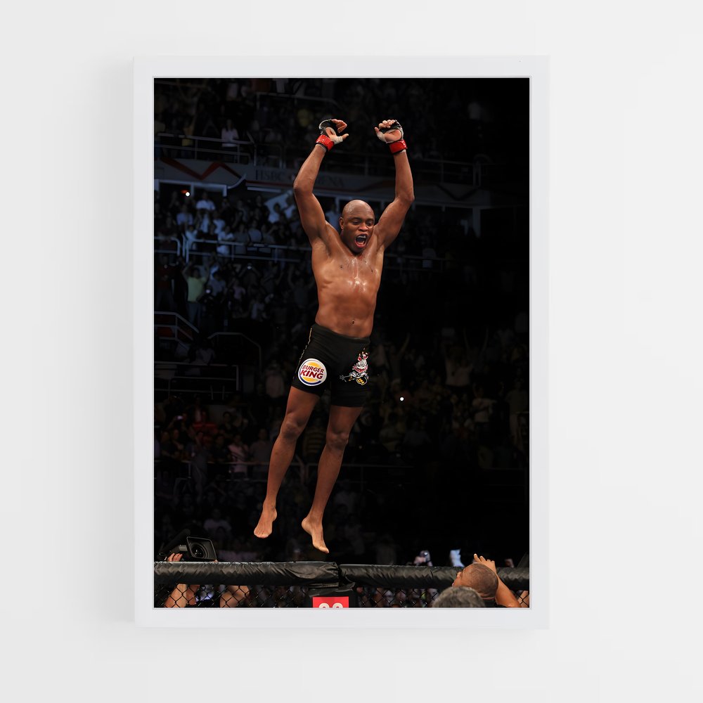 Poster Saut Anderson Silva – affiche MMA (vue 3)