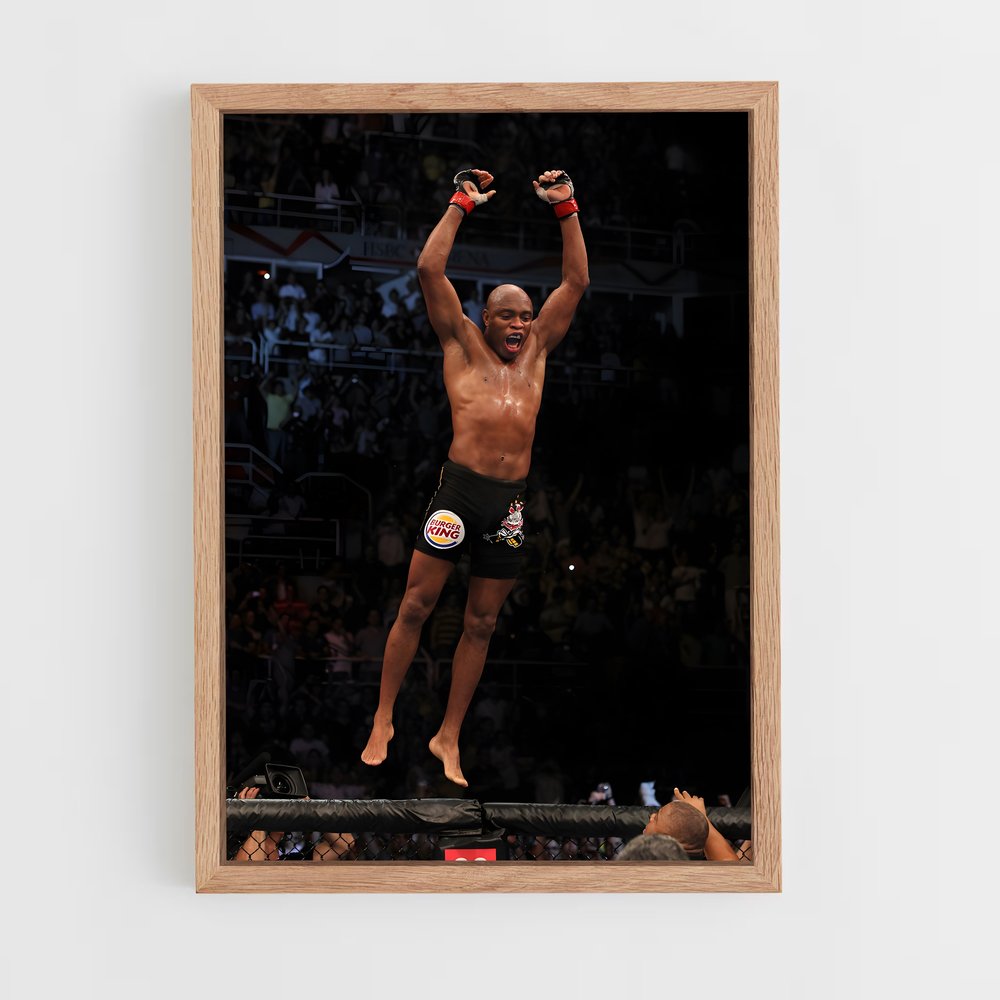 Poster Saut Anderson Silva – affiche MMA (vue 4)