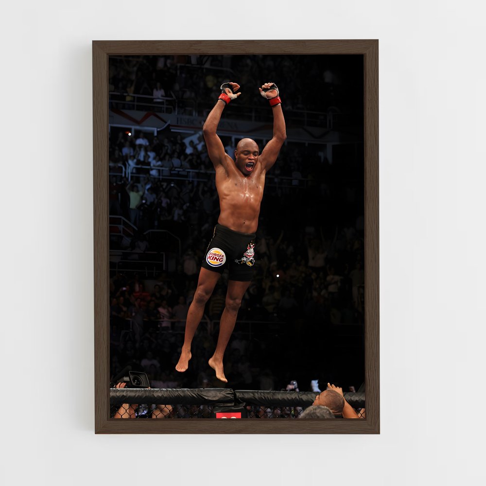 Poster Saut Anderson Silva – affiche MMA (vue 5)