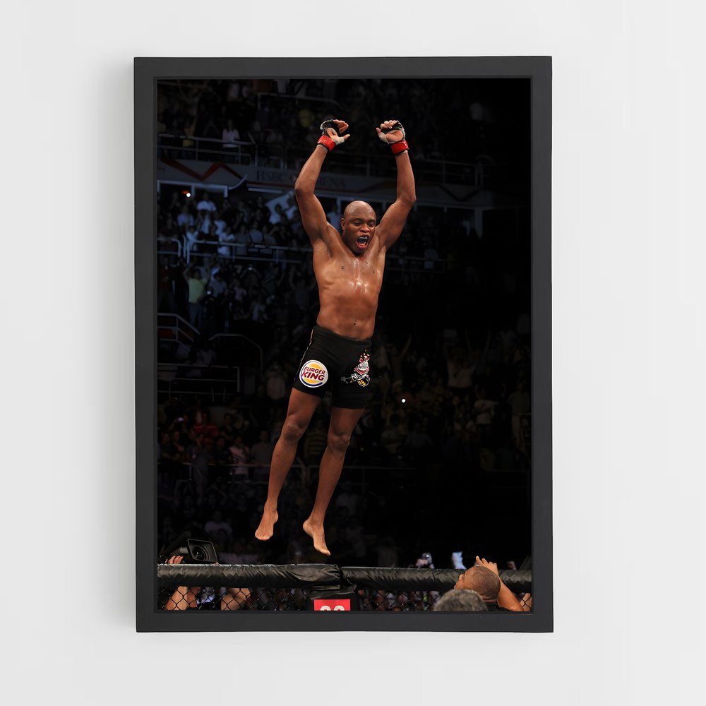 Poster Saut Anderson Silva – affiche MMA (vue 2)
