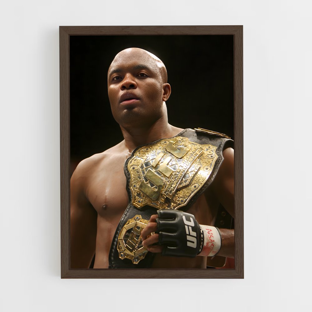 Poster Anderson Silva Ceinture – affiche MMA (vue 5)