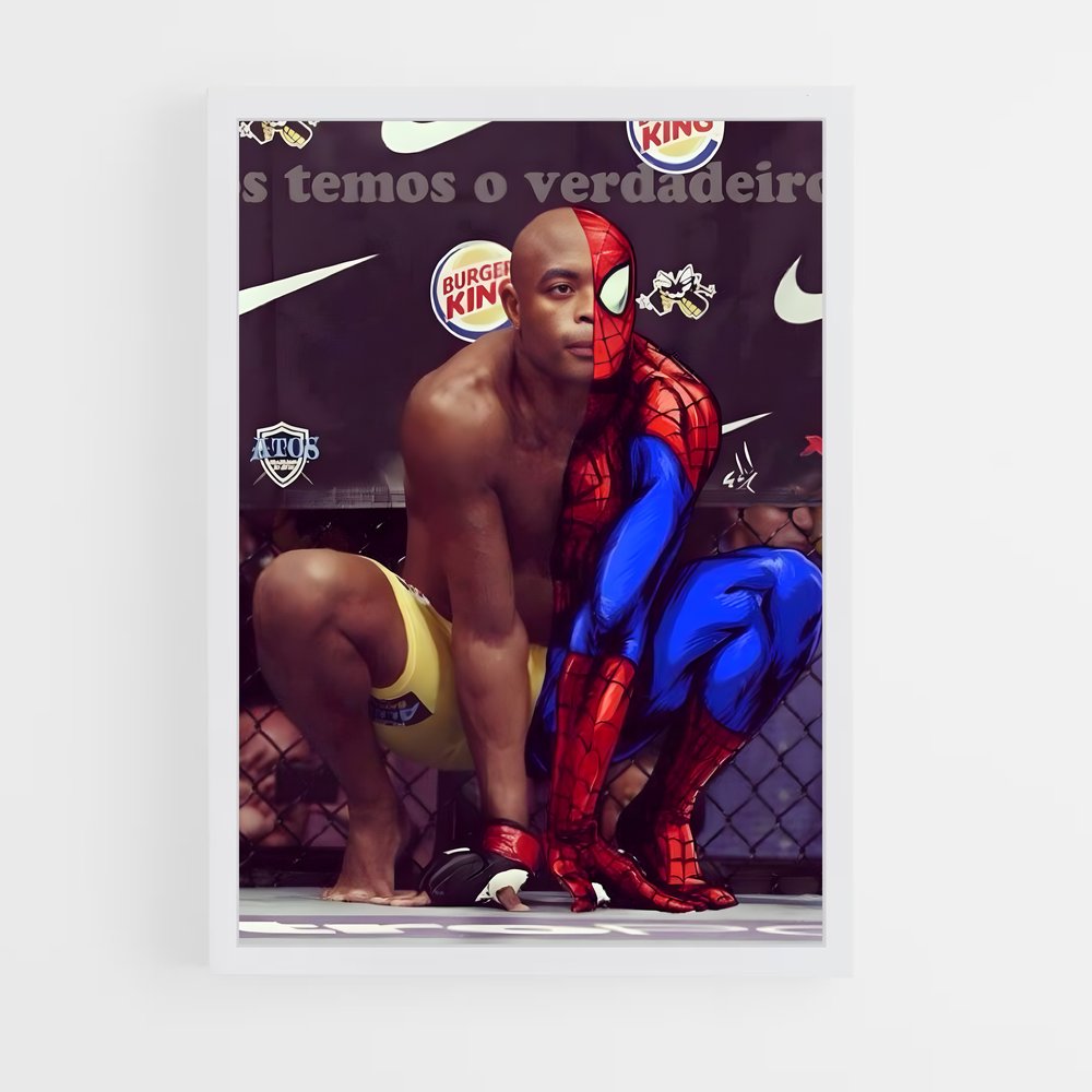 Poster Anderson Silva Spiderman – affiche MMA (vue 3)
