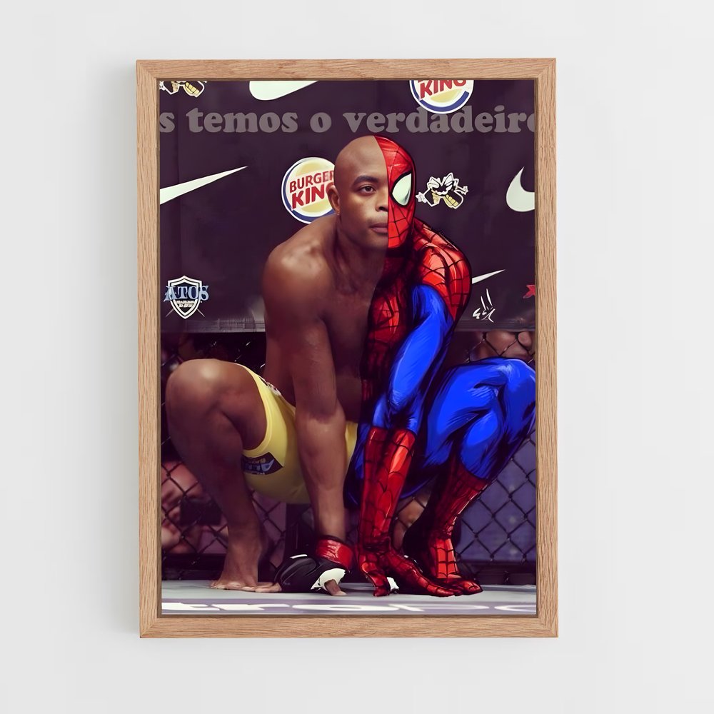 Poster Anderson Silva Spiderman – affiche MMA (vue 4)