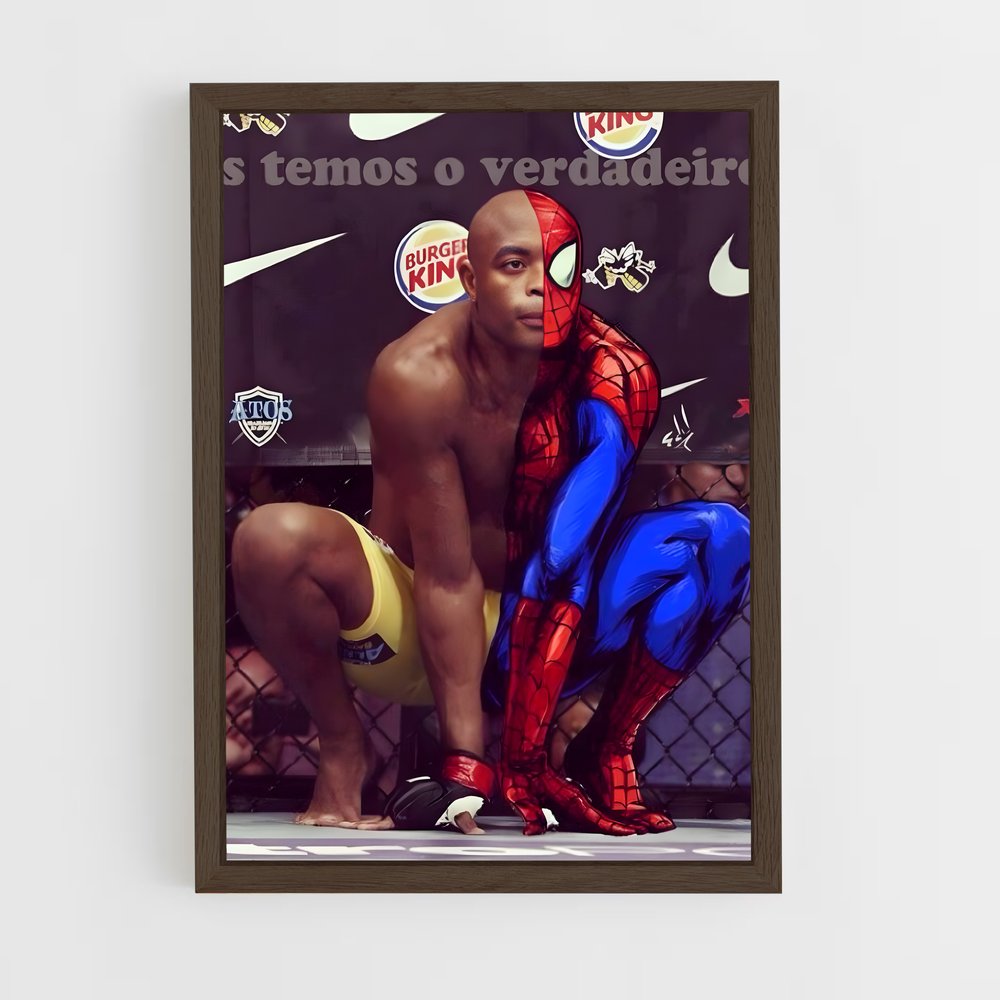 Poster Anderson Silva Spiderman – affiche MMA (vue 5)