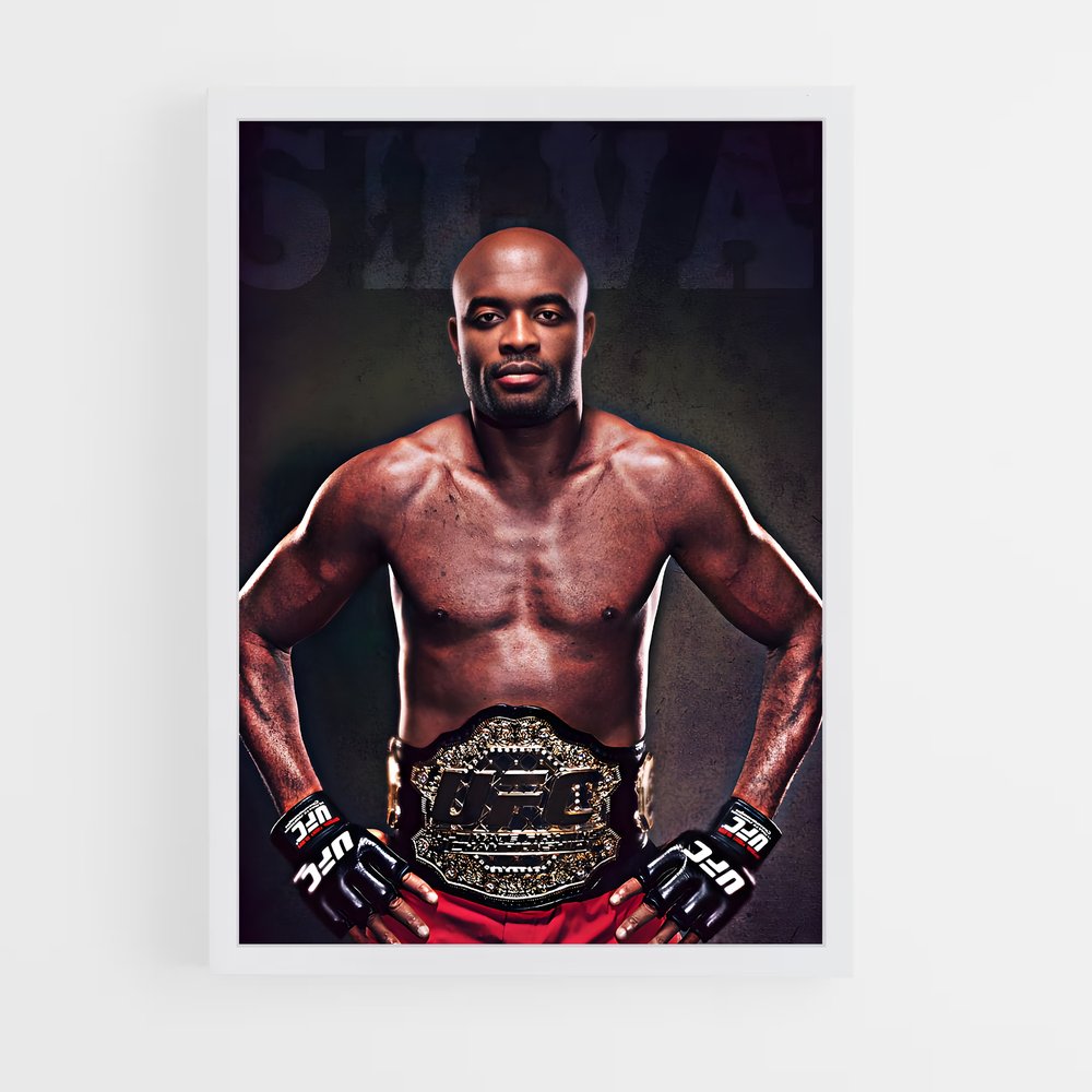 Affiche Anderson Silva – affiche MMA (vue 3)