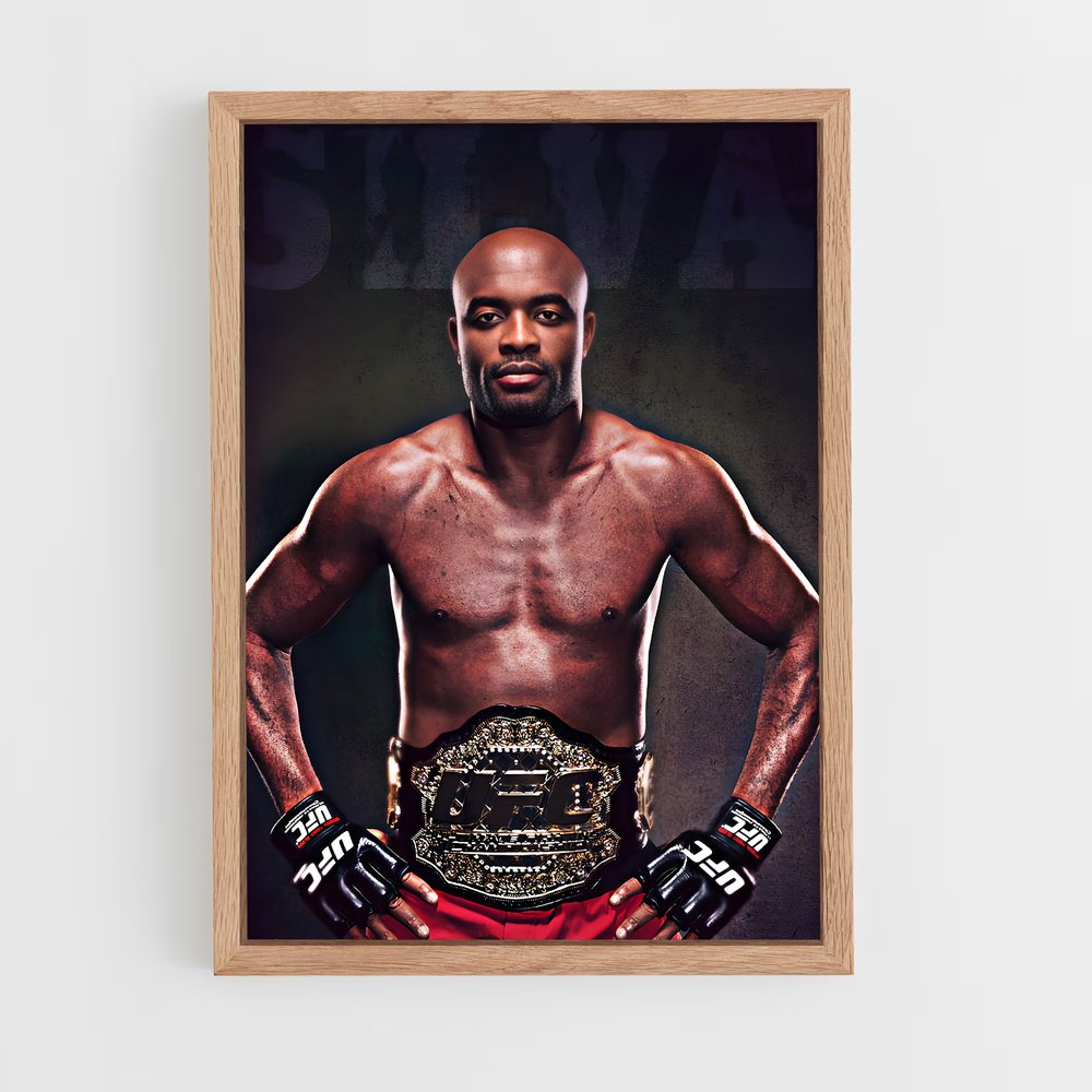 Affiche Anderson Silva – affiche MMA (vue 4)