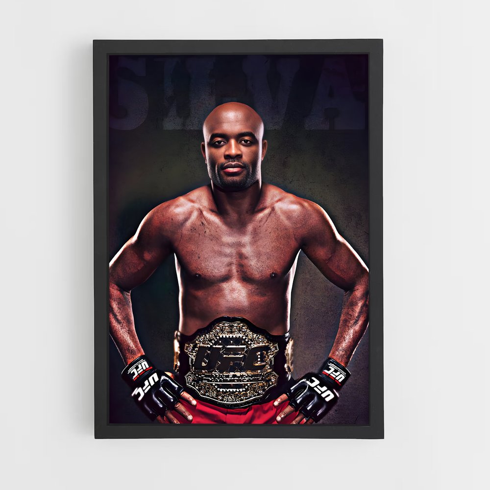 Affiche Anderson Silva – affiche MMA (vue 2)
