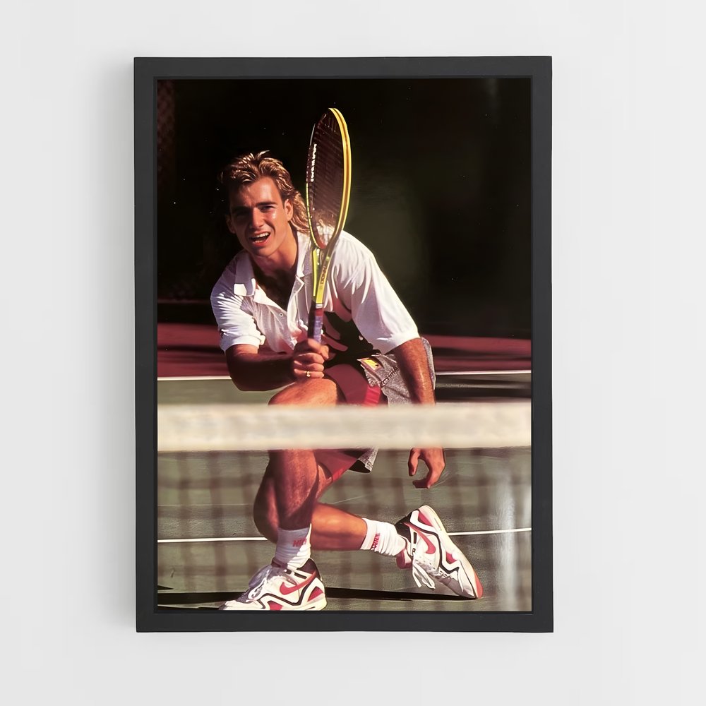 Poster Andre Agassi Tennis (vue 2)
