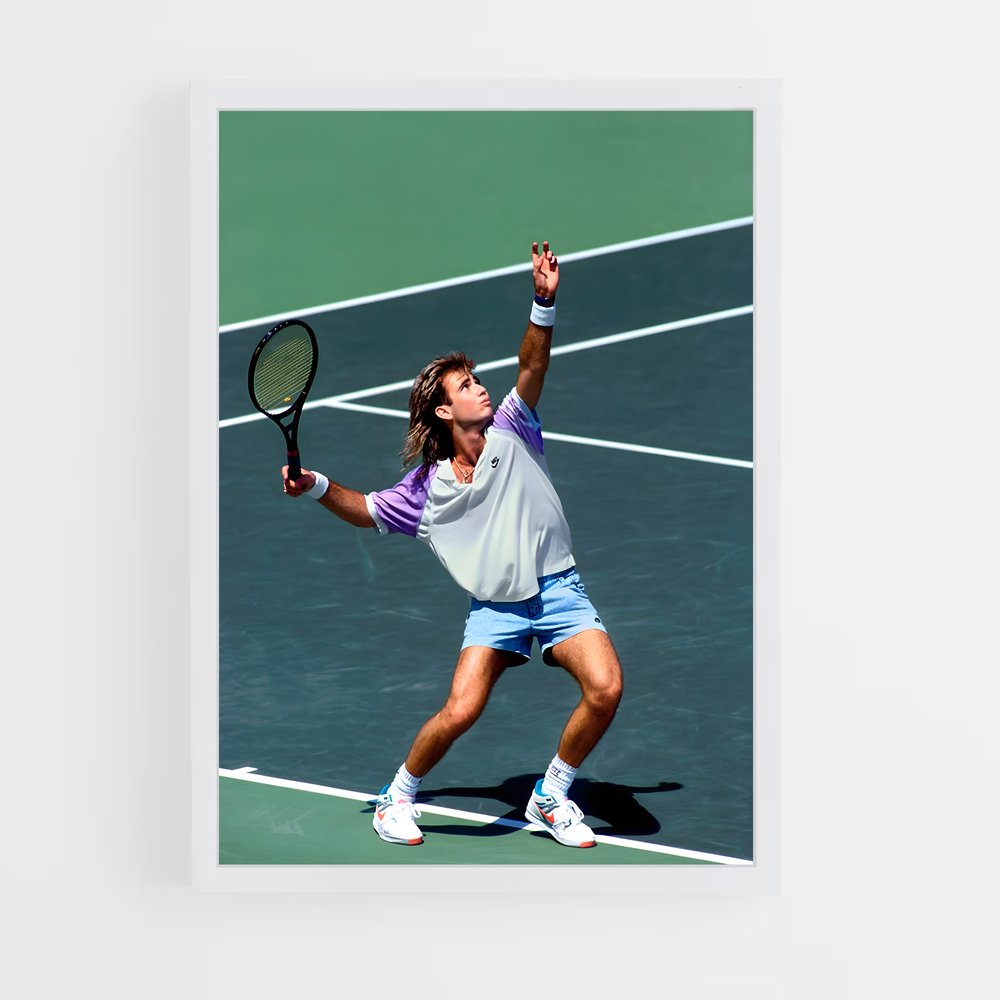 Affiche Andre Agassi – affiche Tennis (vue 3)