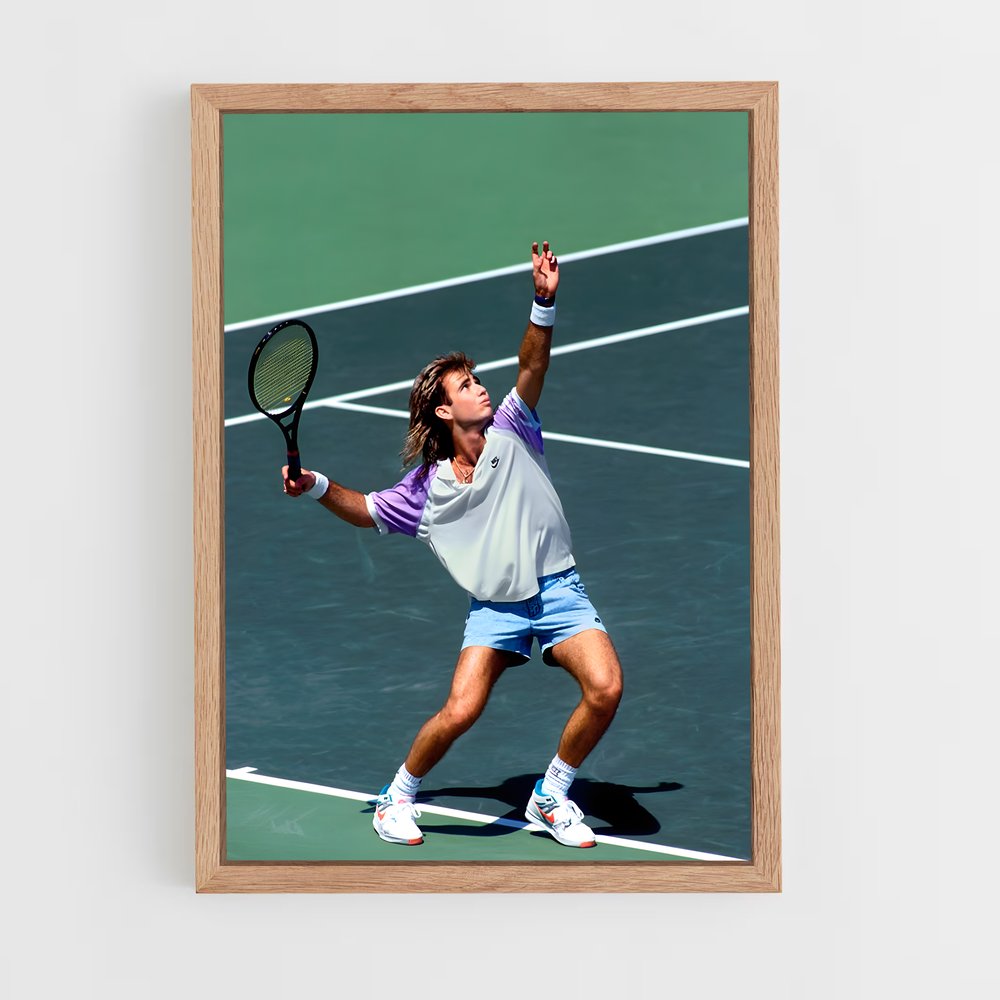 Affiche Andre Agassi – affiche Tennis (vue 4)