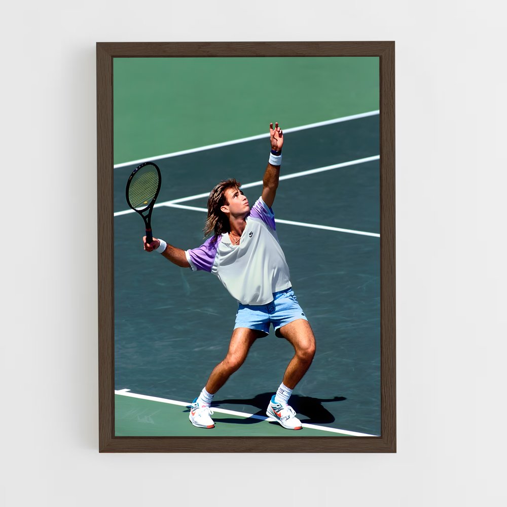 Affiche Andre Agassi – affiche Tennis (vue 5)