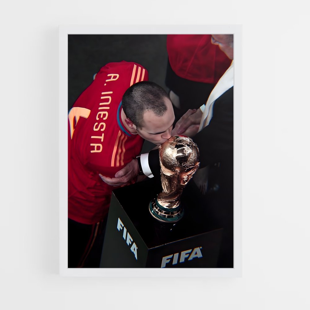 Poster Andrés Iniesta Fifa – affiche Football (vue 3)