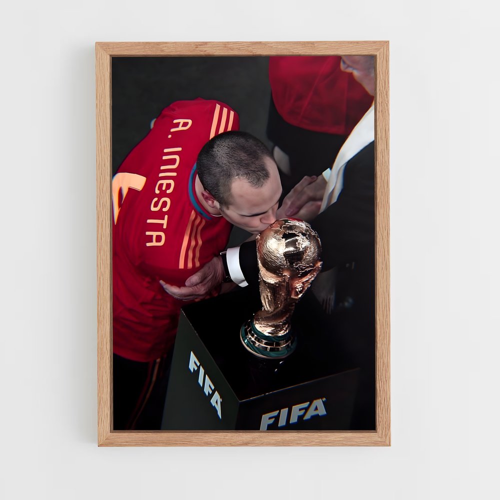 Poster Andrés Iniesta Fifa – affiche Football (vue 4)