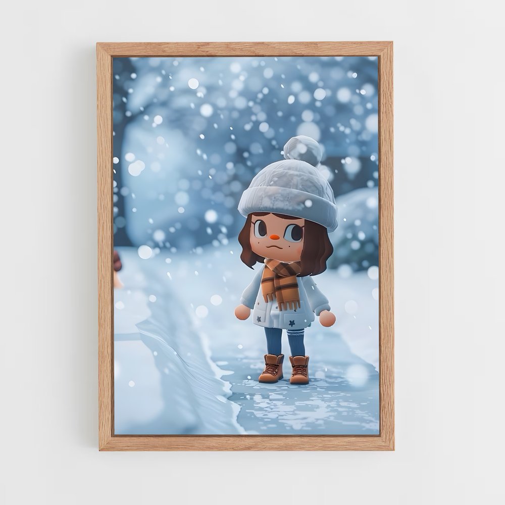Poster Animal Crossing Neige (vue 4)