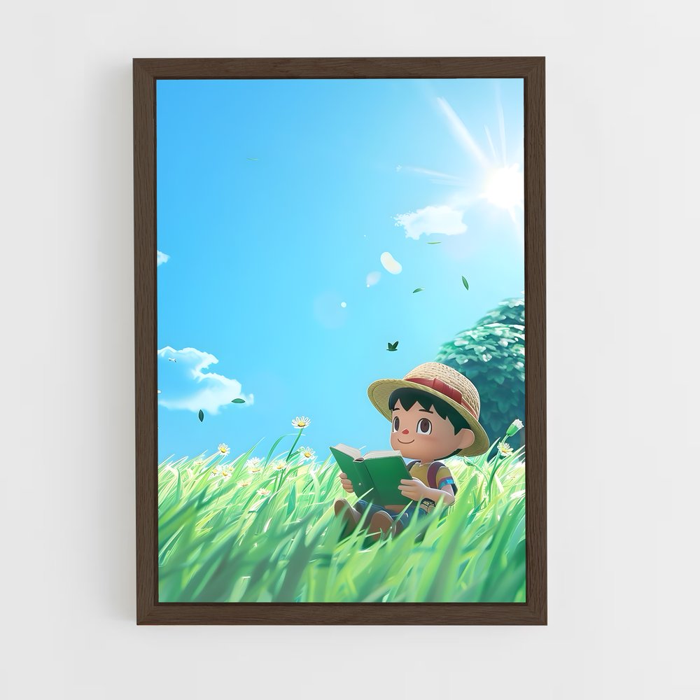 Poster Luffy Animal Crossing (vue 5)