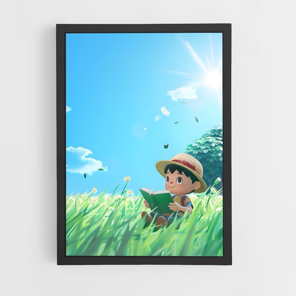 Poster Luffy Animal Crossing (vue 2)