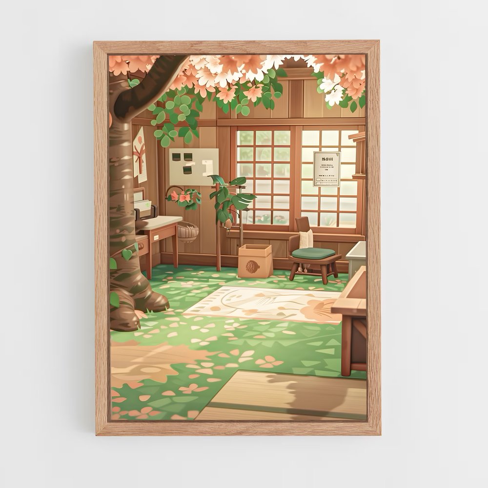 Poster Animal Crossing Maison (vue 4)
