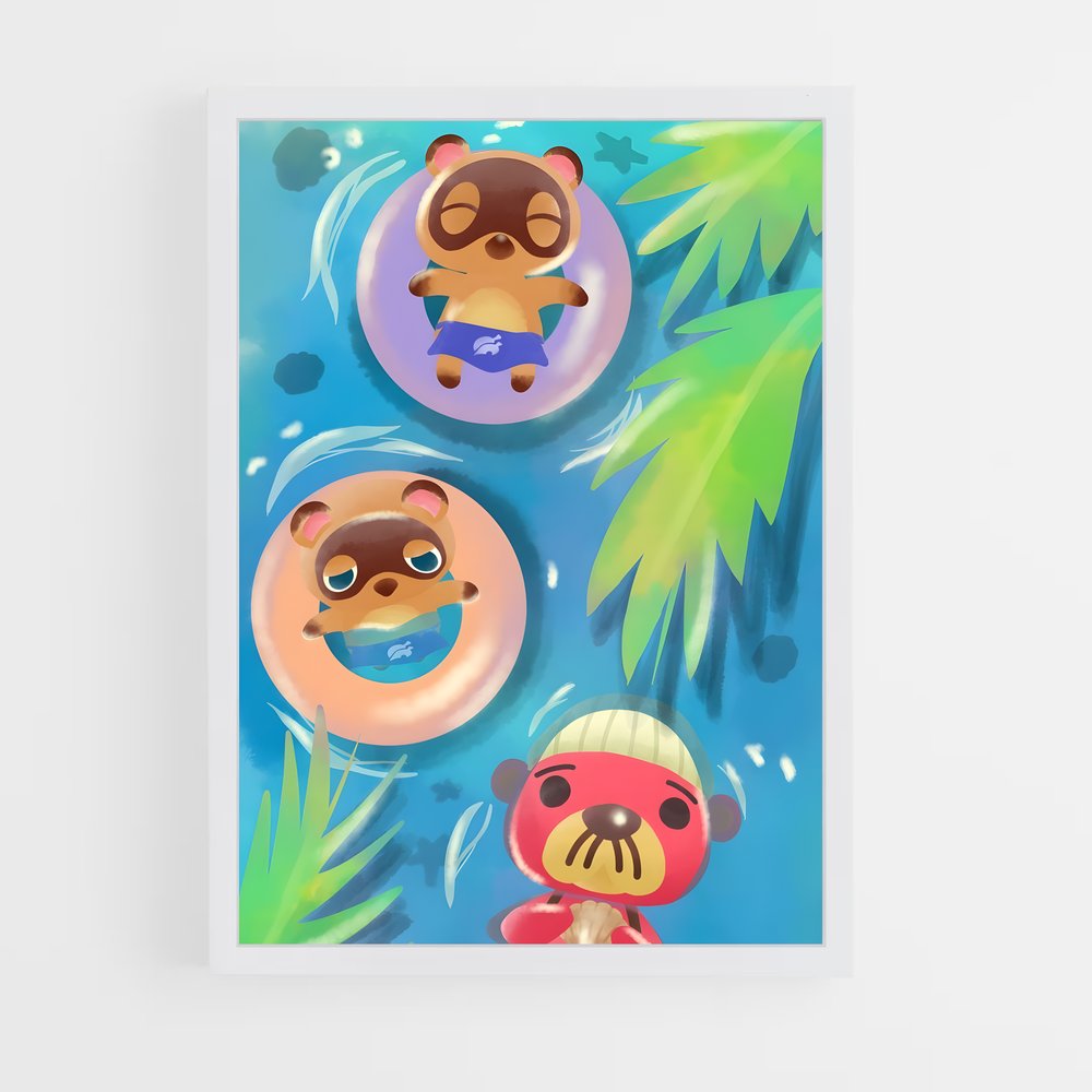 Poster Tom Nook – affiche Animal Crossing (vue 3)