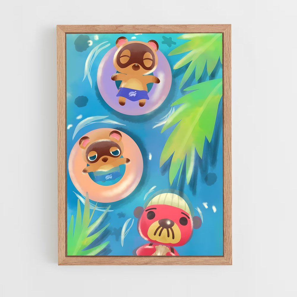 Poster Tom Nook – affiche Animal Crossing (vue 4)