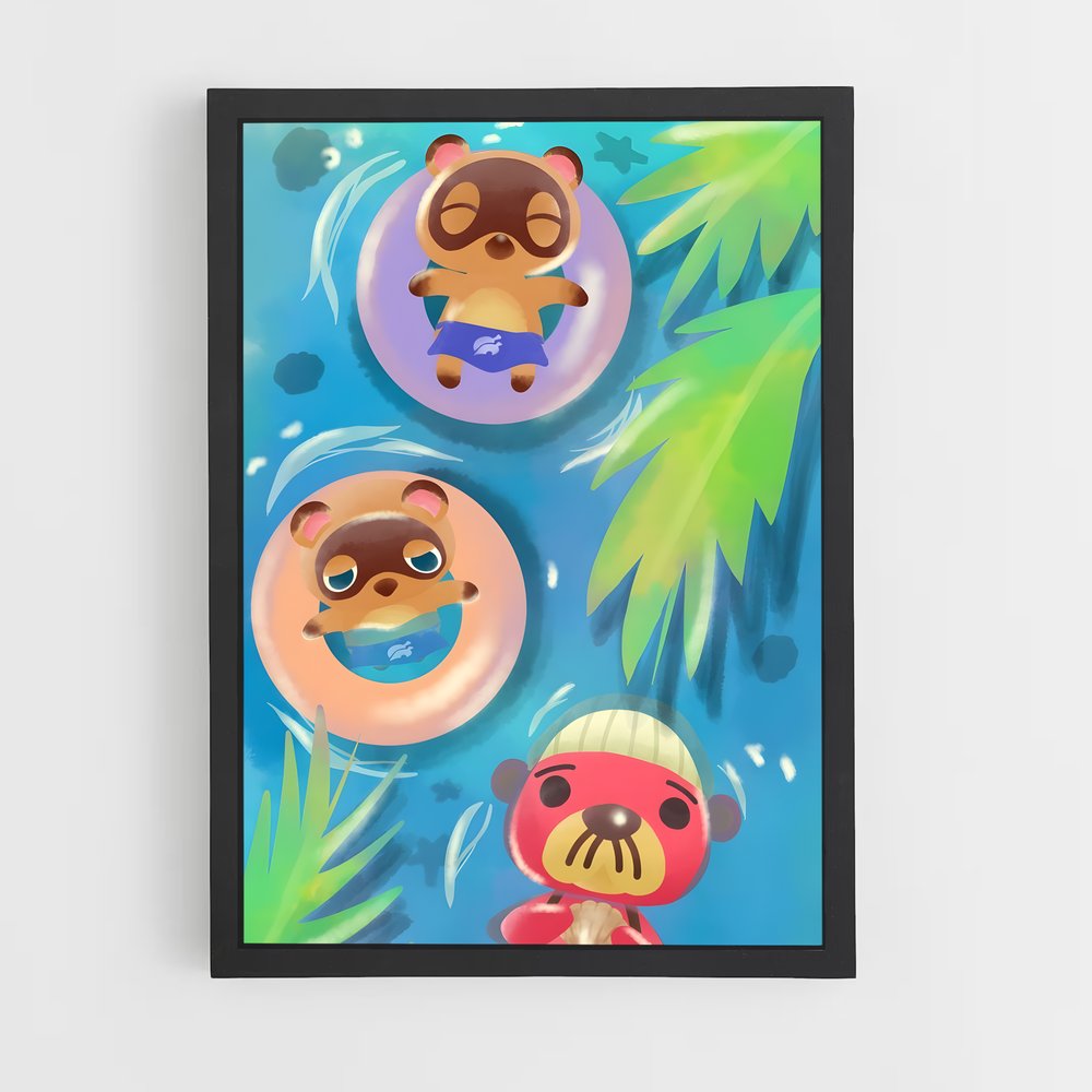 Poster Tom Nook – affiche Animal Crossing (vue 2)