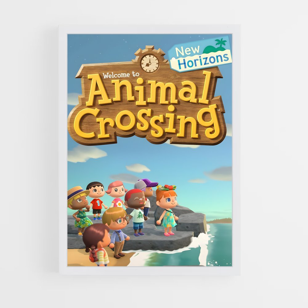 Poster Animal Crossing New Horizons (vue 3)