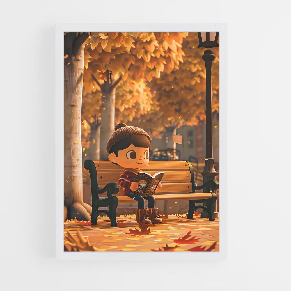 Poster Animal Crossing Livre (vue 3)
