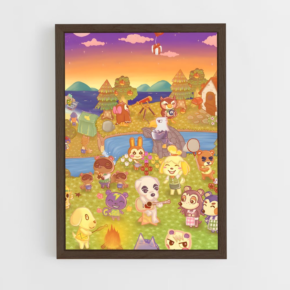 Poster Animal Crossing Dessin (vue 5)