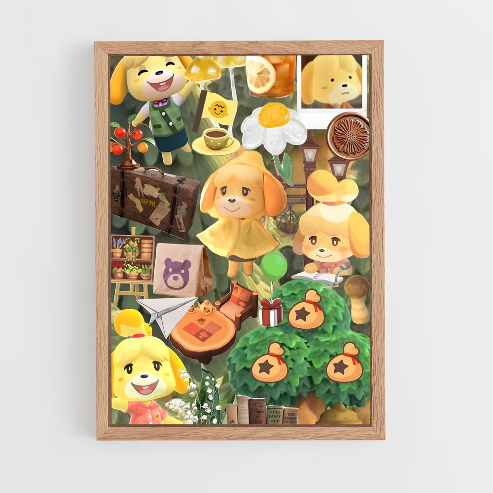 Poster Animal Crossing Collage (vue 4)